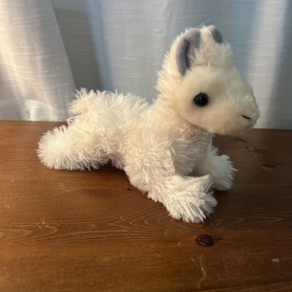 7"Aurora Mini Flopsies Llama cream Furry Plush‎